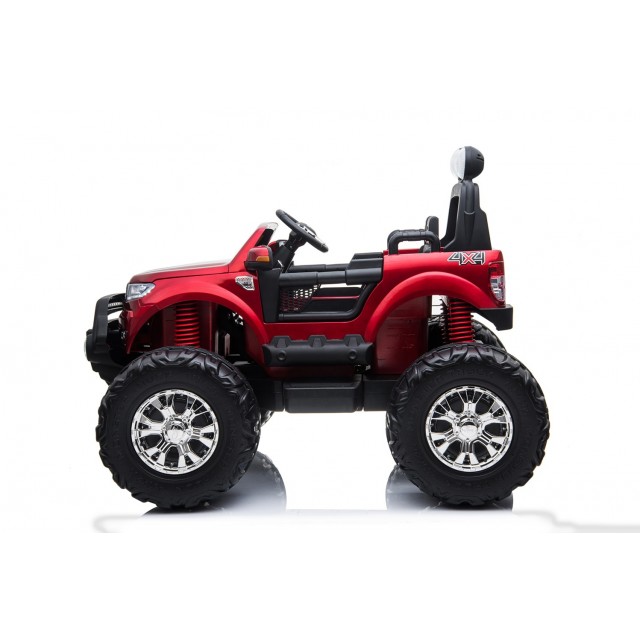 Ford Ranger Monster Truck 4x4, EVA kolesá, 2,4G DO, bluetooth, FM, USB, TF, otváracie dvere a kapota, čierna metalíza