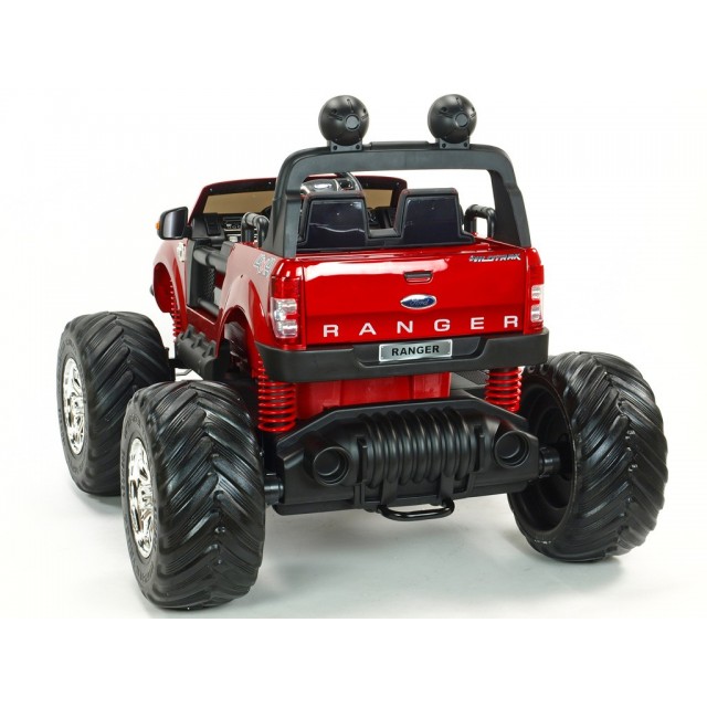 Ford Ranger Monster Truck 4x4, EVA kolesá, 2,4G DO, bluetooth, FM, USB, TF, otváracie dvere a kapota, čierna metalíza