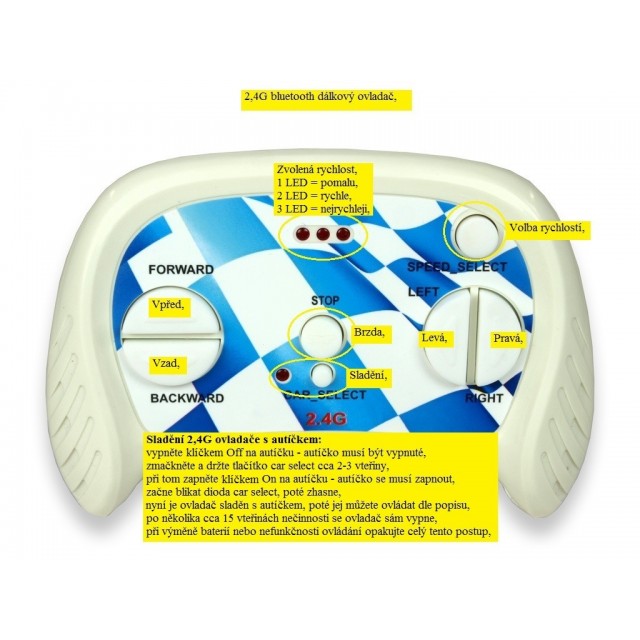 Ford Ranger Monster Truck 4x4, EVA kolesá, 2,4G DO, bluetooth, FM, USB, TF, otváracie dvere a kapota, čierna metalíza