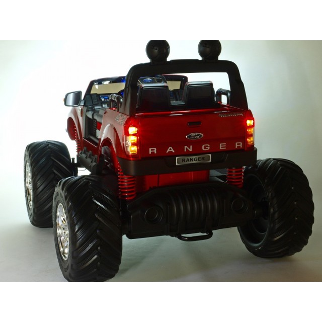 Ford Ranger Monster Truck 4x4, EVA kolesá, 2,4G DO, bluetooth, FM, USB, TF, otváracie dvere a kapota, čierna metalíza