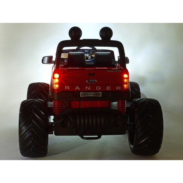 Ford Ranger Monster Truck 4x4, EVA kolesá, 2,4G DO, bluetooth, FM, USB, TF, otváracie dvere a kapota, čierna metalíza