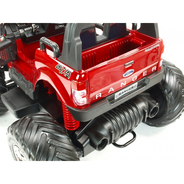 Ford Ranger Monster Truck 4x4, EVA kolesá, 2,4G DO, bluetooth, FM, USB, TF, otváracie dvere a kapota, čierna metalíza