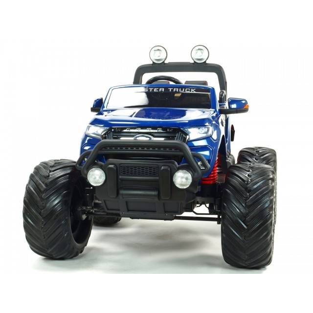 Ford Ranger Monster Truck 4x4, EVA kolesá, 2,4G DO, bluetooth, FM, USB, TF, otváracie dvere a kapota, čierna metalíza