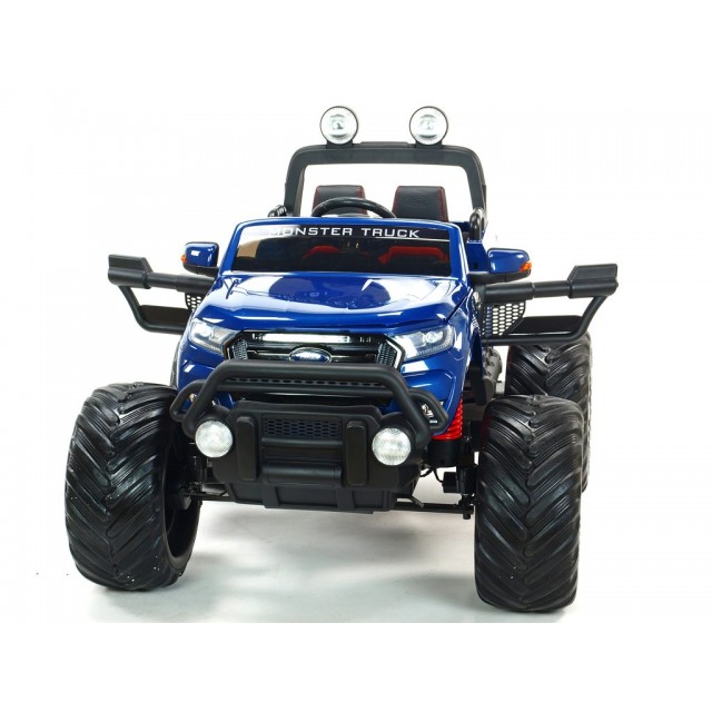 Ford Ranger Monster Truck 4x4, EVA kolesá, 2,4G DO, bluetooth, FM, USB, TF, otváracie dvere a kapota, čierna metalíza