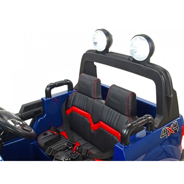 Ford Ranger Monster Truck 4x4, EVA kolesá, 2,4G DO, bluetooth, FM, USB, TF, otváracie dvere a kapota, čierna metalíza