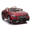 Elektrické autíčko Mercedes Maybach - červené - lakované, 2x45W, predné LED svetlá, DO
