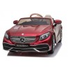 Elektrické autíčko Mercedes Maybach - červené - lakované, 2x45W, predné LED svetlá, DO