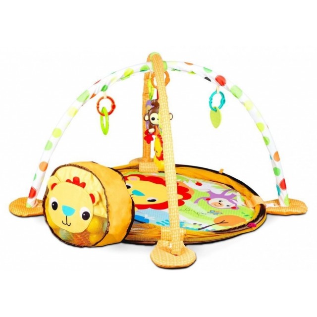 Vzdelávaciá hracia deka s 30 loptičkami ECO TOYS - Korytnačka