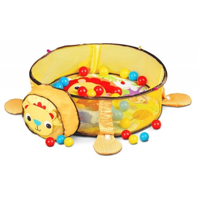 Vzdelávaciá hracia deka s 30 loptičkami ECO TOYS - Korytnačka