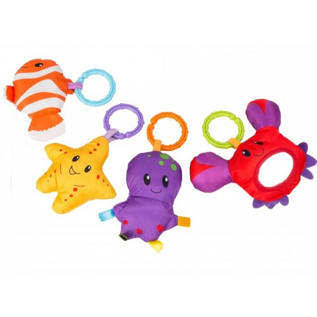 Vzdelávaciá hracia deka s 30 loptičkami ECO TOYS - Korytnačka