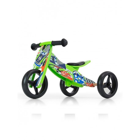 Detské odrážadlo kolo Toyz Zap black-green