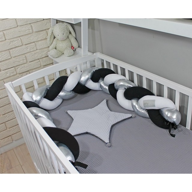 Baby Nellys Mantinel pletený vrkoč