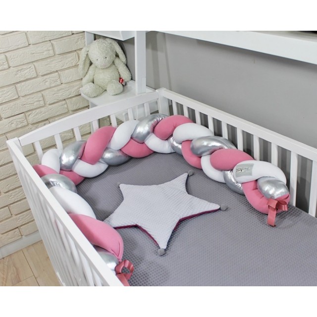 Baby Nellys Mantinel pletený vrkoč