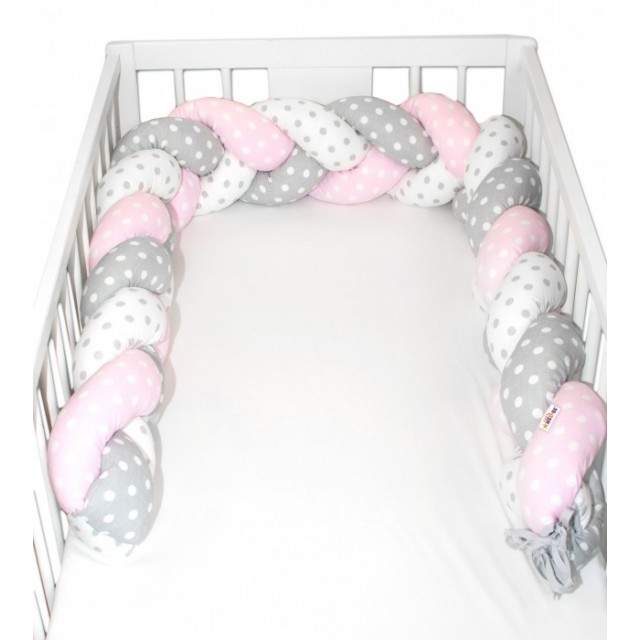 Baby Nellys Mantinel pletený vrkoč