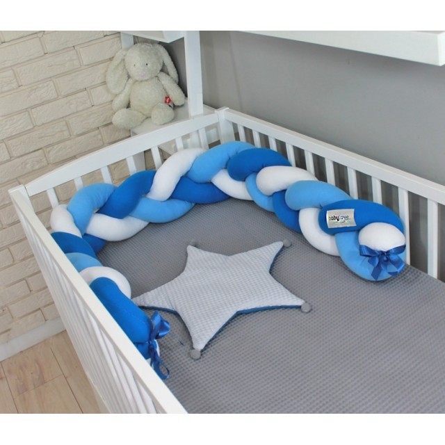 Baby Nellys Mantinel pletený vrkoč