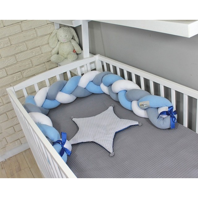 Baby Nellys Mantinel pletený vrkoč