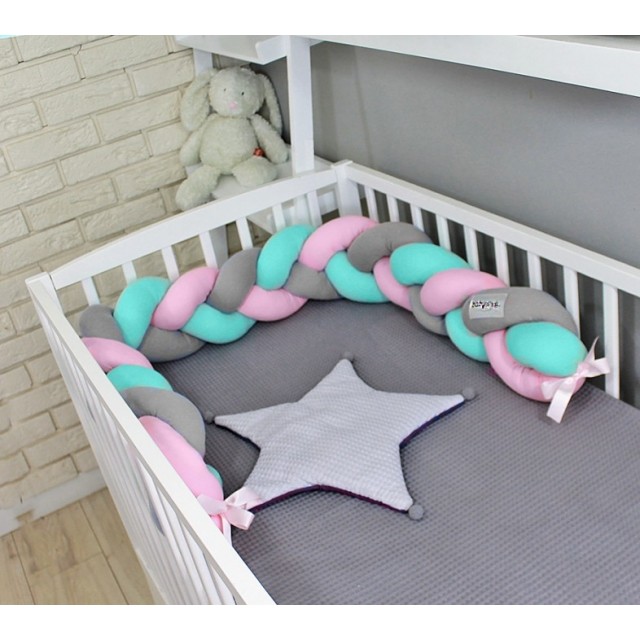 Baby Nellys Mantinel pletený vrkoč