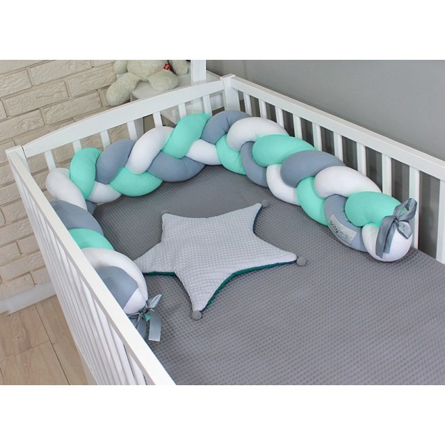 Baby Nellys Mantinel pletený vrkoč