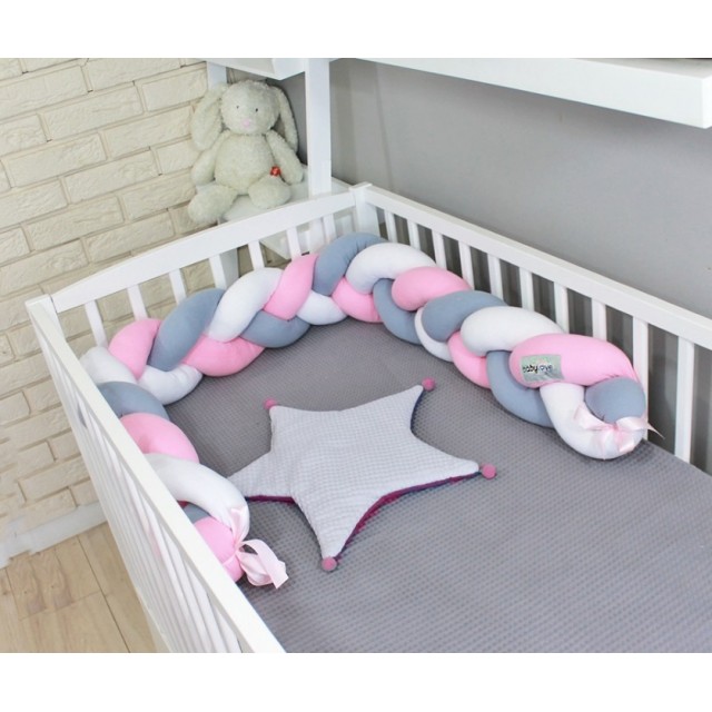 Baby Nellys Mantinel pletený vrkoč