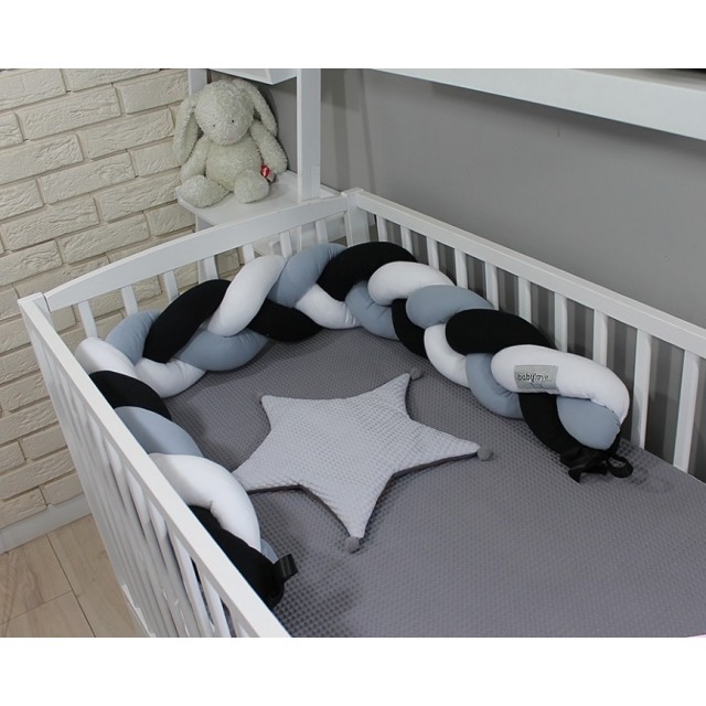 Baby Nellys Mantinel pletený vrkoč