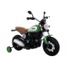 Elektrická motorka, LED svetlá, gumené kolesá