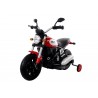 Elektrická motorka, LED svetlá, gumené kolesá