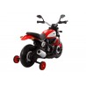 Elektrická motorka, LED svetlá, gumené kolesá