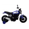 Elektrická motorka, LED svetlá, gumené kolesá
