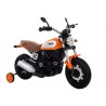 Elektrická motorka, LED svetlá, gumené kolesá