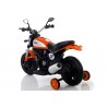 Elektrická motorka, LED svetlá, gumené kolesá