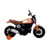 Elektrická motorka, LED svetlá, gumené kolesá