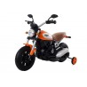 Elektrická motorka, LED svetlá, gumené kolesá