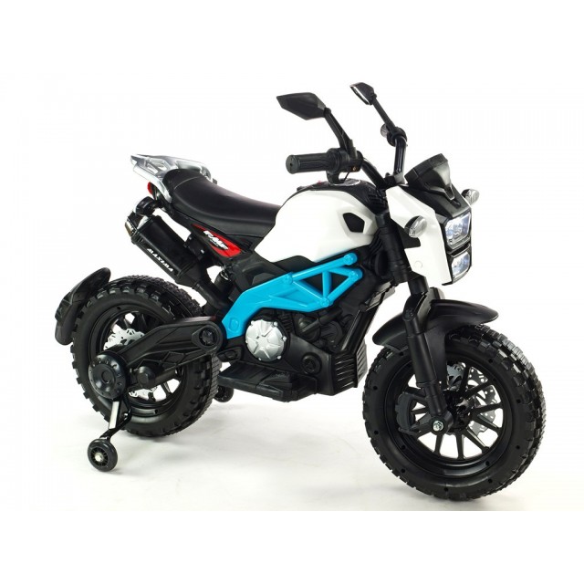 Elektrická motorka terénna Lion S plynovou rukoväťou a nožnou brzdou