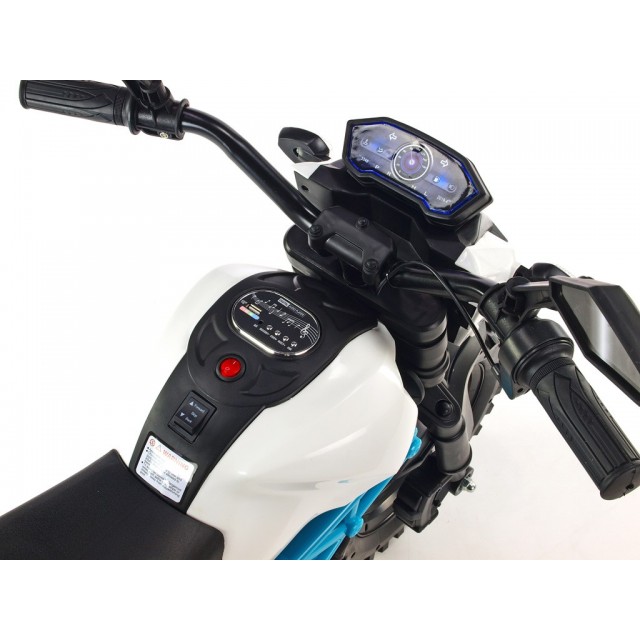 Elektrická motorka terénna Lion S plynovou rukoväťou a nožnou brzdou