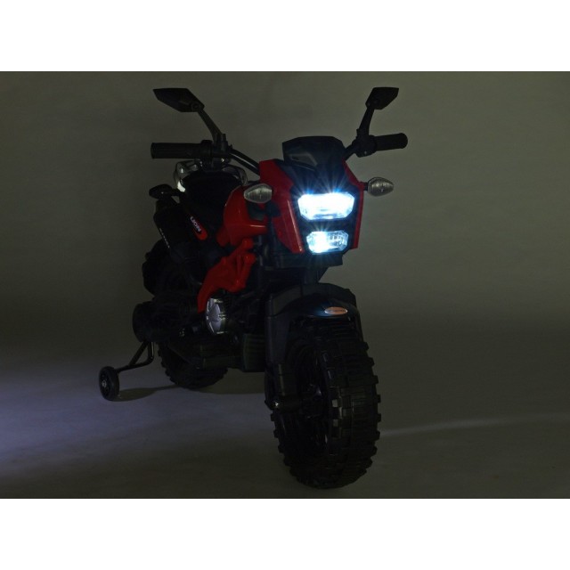 Elektrická motorka terénna Lion S plynovou rukoväťou a nožnou brzdou