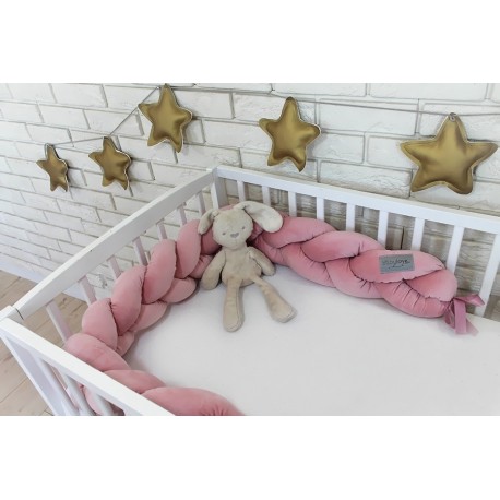 Mantinel do postieľky vrkoč Sensillo hviezdičky