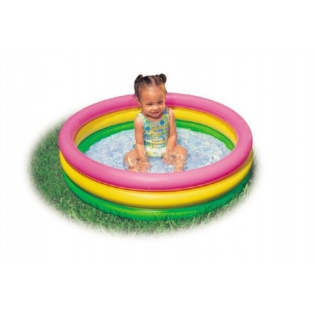 Bazén detský nafukovací dno so strieškou 1-3 rokov