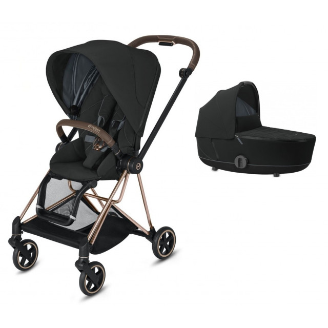 Set Kombinovaný kočík Cybex Mios Seat Pack - Deep Black 2020