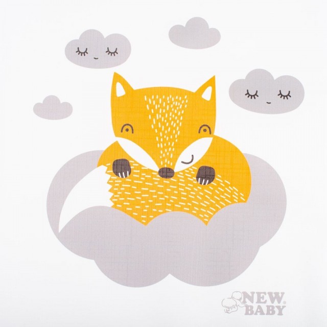 Prebaľovacia podložka mäkká New Baby Zebra biela 70x50