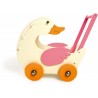 Drevený kočík pre bábiky ECO TOYS - ružový