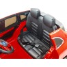BMW X6 s 2,4G bluetooth DO, EVA kolesami, otváracími dverami,12V, čalunenou vyšívanou sedačkou, lakované čiernou farbou
