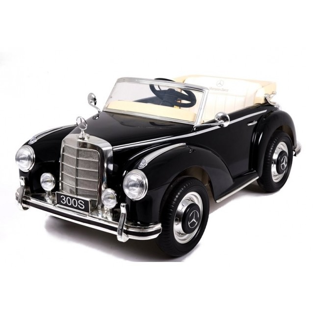Mercedes-Benz 300S oldtimer s FM rádiem, DO, koženým potahem, pérováním nápravy, 12V