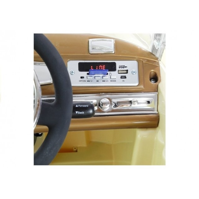Mercedes-Benz 300S oldtimer s FM rádiem, DO, koženým potahem, pérováním nápravy, 12V