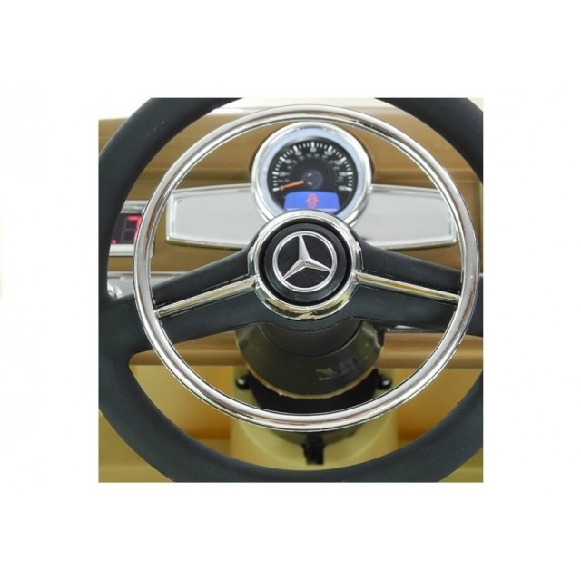 Mercedes-Benz 300S oldtimer s FM rádiem, DO, koženým potahem, pérováním nápravy, 12V