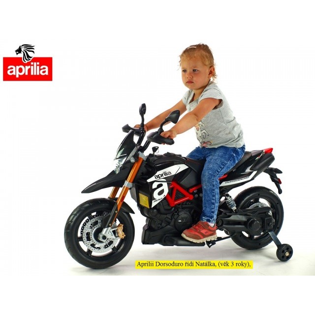 Elektrická motorka terénna Lion S plynovou rukoväťou a nožnou brzdou