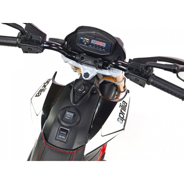 Elektrická motorka terénna Lion S plynovou rukoväťou a nožnou brzdou