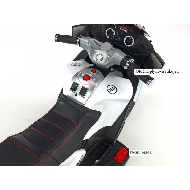 Elektrická motorka terénna Lion S plynovou rukoväťou a nožnou brzdou