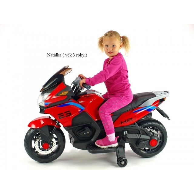 Elektrická motorka terénna Lion S plynovou rukoväťou a nožnou brzdou