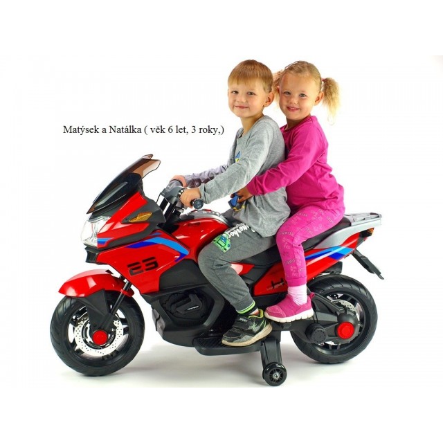 Elektrická motorka terénna Lion S plynovou rukoväťou a nožnou brzdou