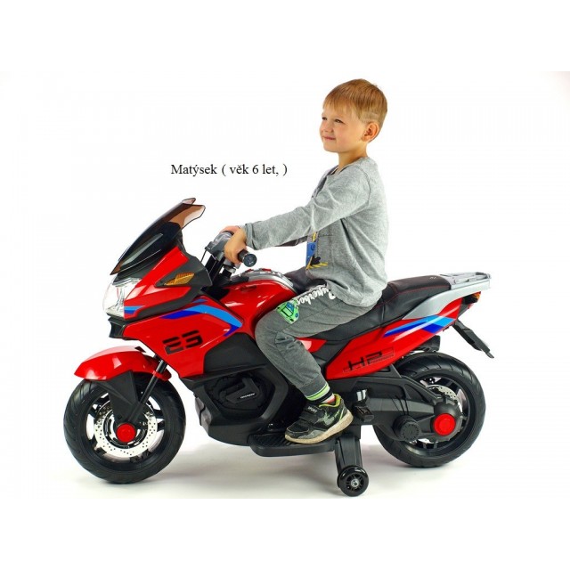 Elektrická motorka terénna Lion S plynovou rukoväťou a nožnou brzdou